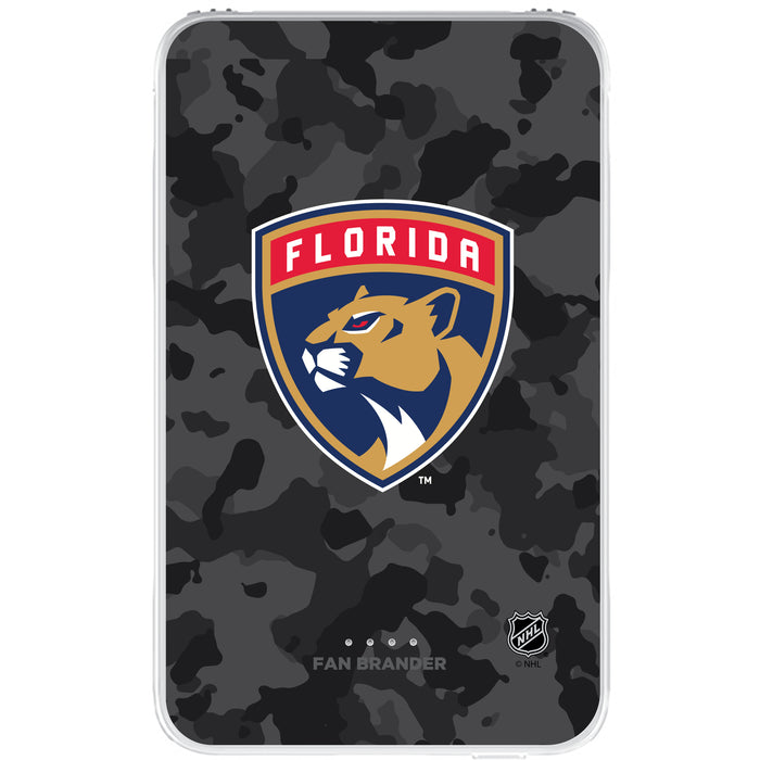 Fan Brander 10,000 mAh Portable Power Bank with Florida Panthers Urban Camo Background