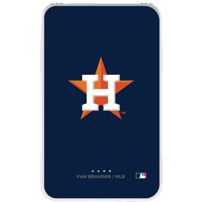 Fan Brander 10,000 mAh Portable Power Bank with Houston Astros Primary Logo on Team Background
