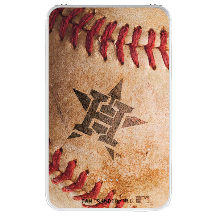 Fan Brander 10,000 mAh Portable Power Bank with Houston Astros Primary Logo with Baseball Design