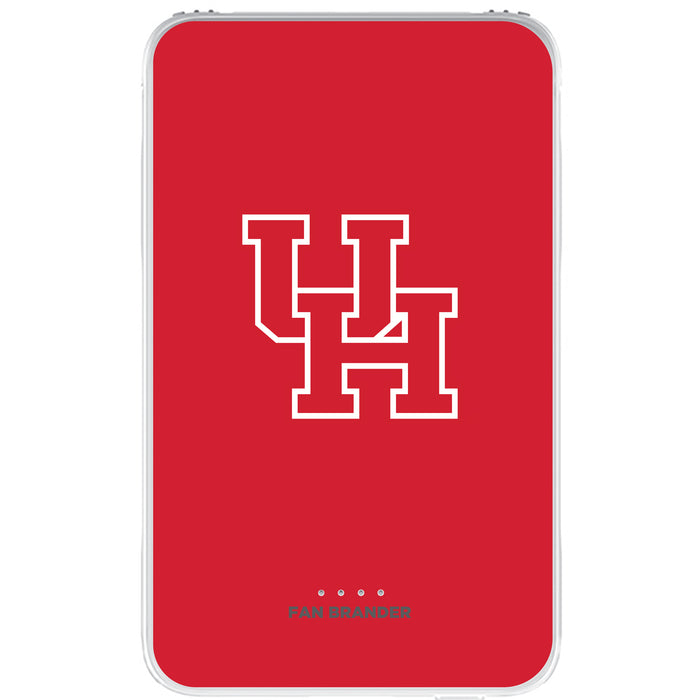 Fan Brander 10,000 mAh Portable Power Bank with Houston Cougars Primary Logo on Team Background