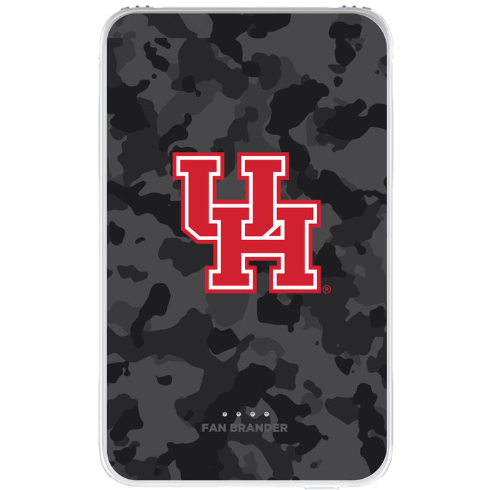 Fan Brander 10,000 mAh Portable Power Bank with Houston Cougars Urban Camo Background
