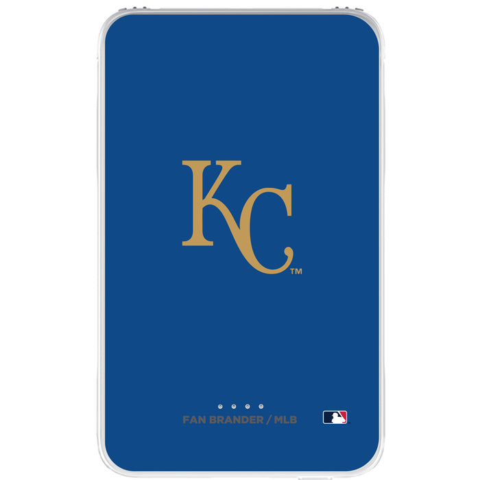 Fan Brander 10,000 mAh Portable Power Bank with Kansas City Royals Primary Logo on Team Background
