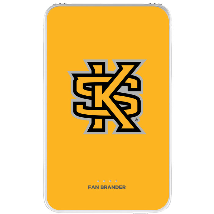 Fan Brander 10,000 mAh Portable Power Bank with Kennesaw State Owls Primary Logo on Team Background