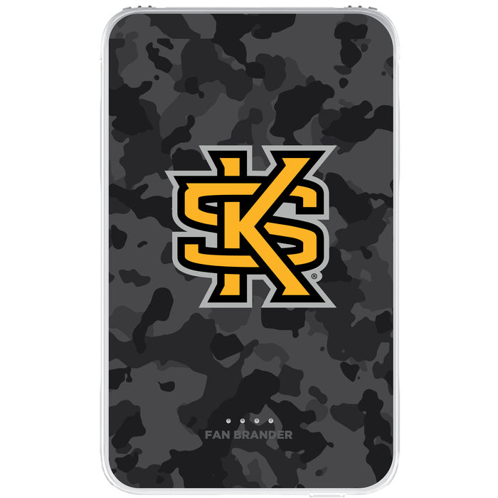 Fan Brander 10,000 mAh Portable Power Bank with Kennesaw State Owls Urban Camo Background