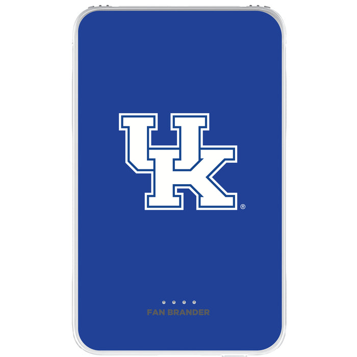 Fan Brander 10,000 mAh Portable Power Bank with Kentucky Wildcats Primary Logo on Team Background