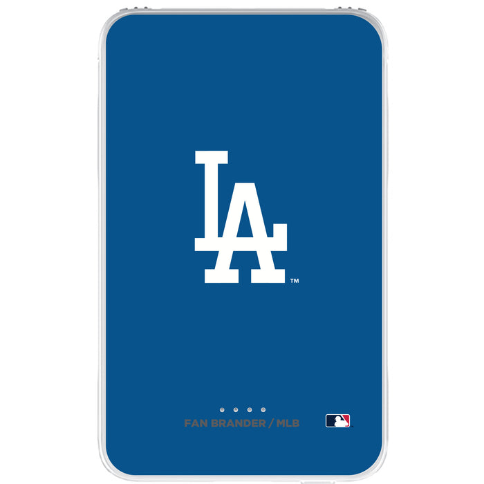 Fan Brander 10,000 mAh Portable Power Bank with Los Angeles Dodgers Primary Logo on Team Background