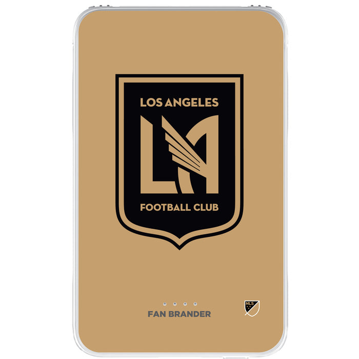 Fan Brander 10,000 mAh Portable Power Bank with LAFC Primary Logo on Team Background