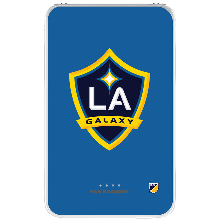 Fan Brander 10,000 mAh Portable Power Bank with LA Galaxy Primary Logo on Team Background