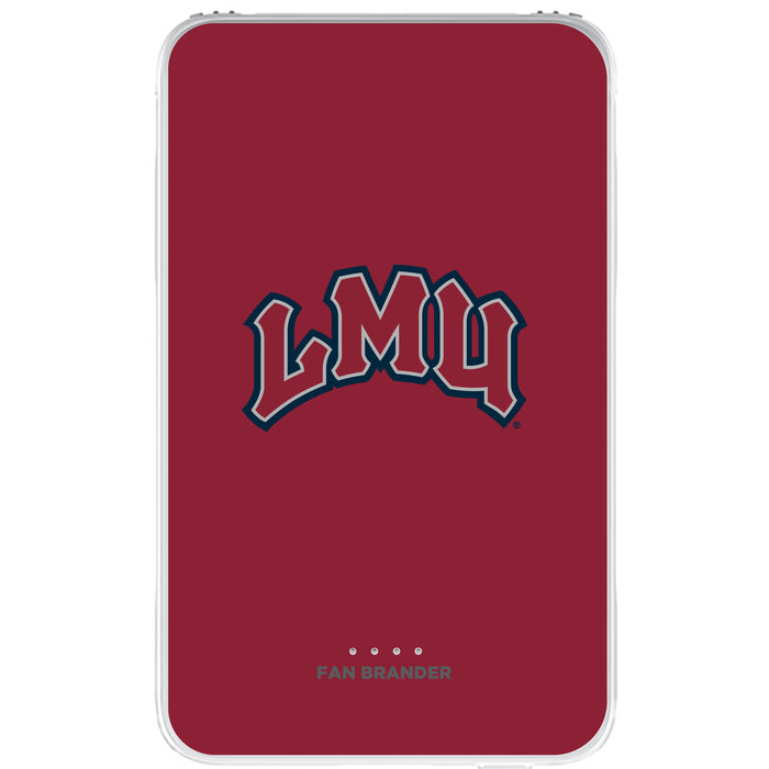 Fan Brander 10,000 mAh Portable Power Bank with Loyola Marymount University Lions Primary Logo on Team Background