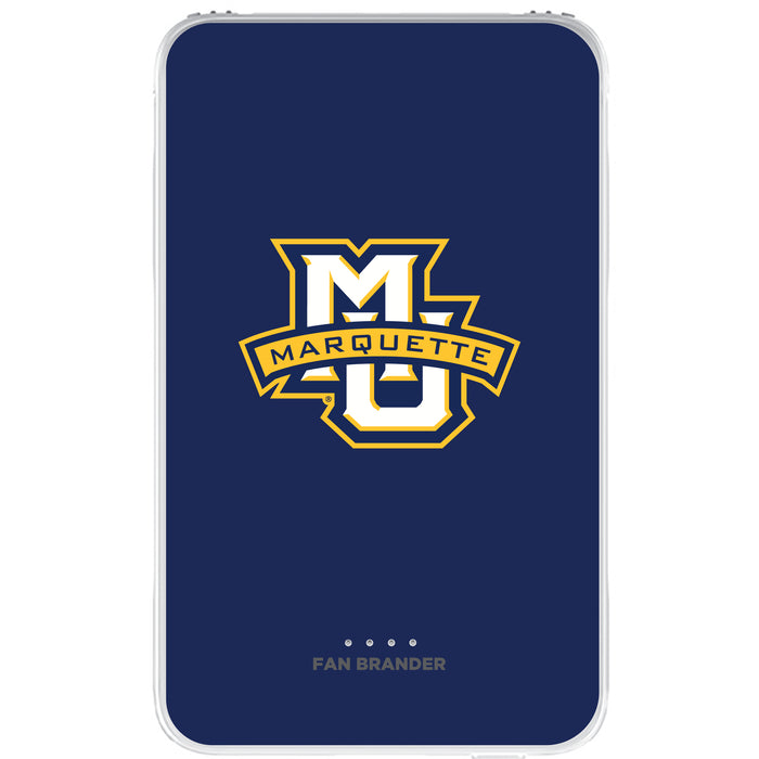 Fan Brander 10,000 mAh Portable Power Bank with Marquette Golden Eagles Primary Logo on Team Background