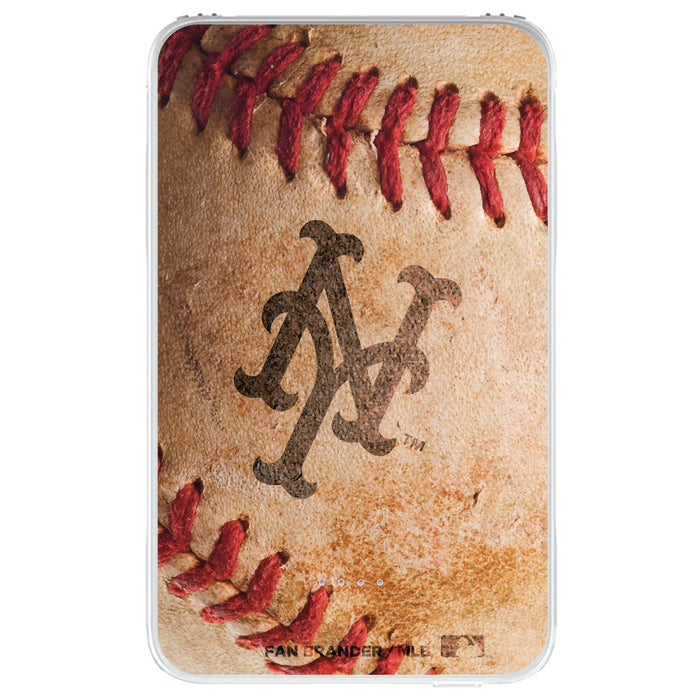 Fan Brander 10,000 mAh Portable Power Bank with New York Mets Primary Logo with Baseball Design