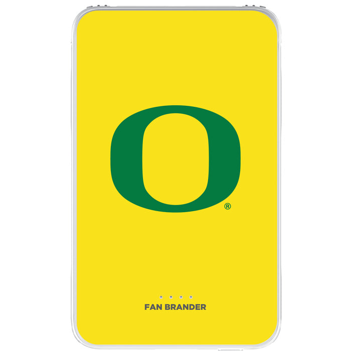 Fan Brander 10,000 mAh Portable Power Bank with Oregon Ducks Primary Logo on Team Background