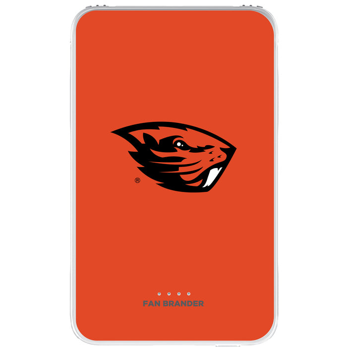 Fan Brander 10,000 mAh Portable Power Bank with Oregon State Beavers Primary Logo on Team Background