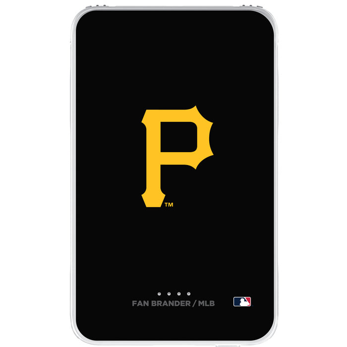 Fan Brander 10,000 mAh Portable Power Bank with Pittsburgh Pirates Primary Logo on Team Background