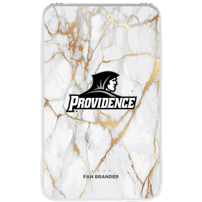 Fan Brander 10,000 mAh Portable Power Bank with Providence Friars Whate Marble Design