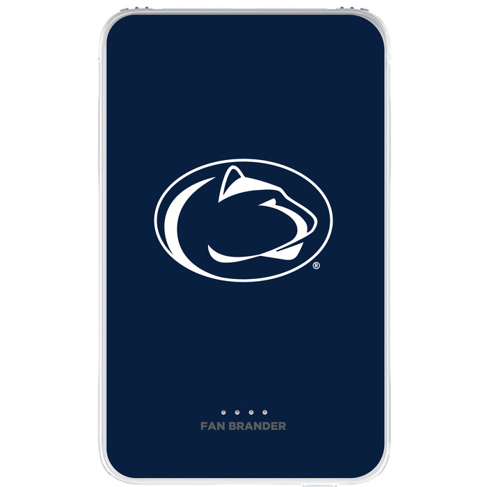 Fan Brander 10,000 mAh Portable Power Bank with Penn State Nittany Lions Primary Logo on Team Background