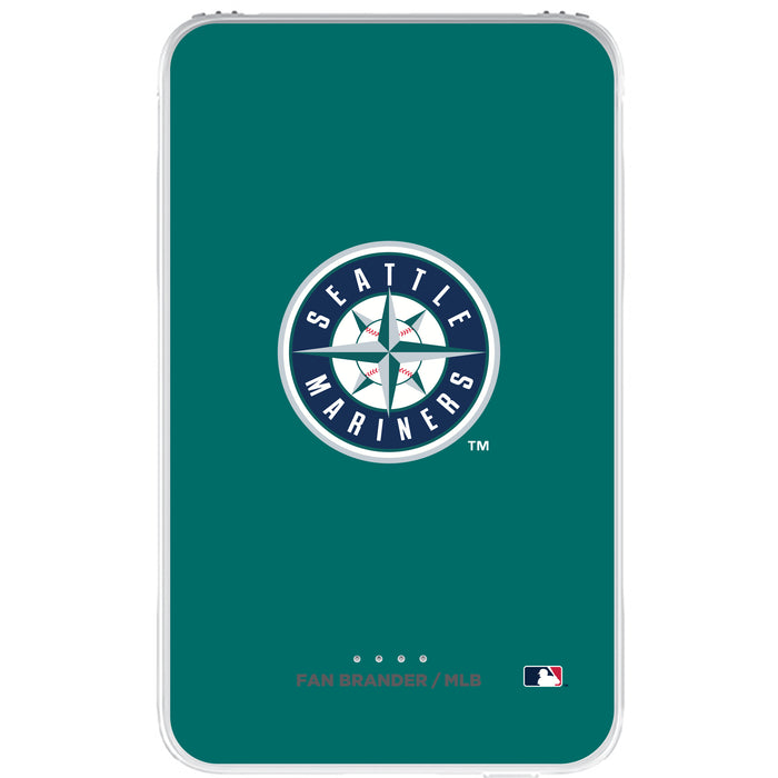 Fan Brander 10,000 mAh Portable Power Bank with Seattle Mariners Primary Logo on Team Background