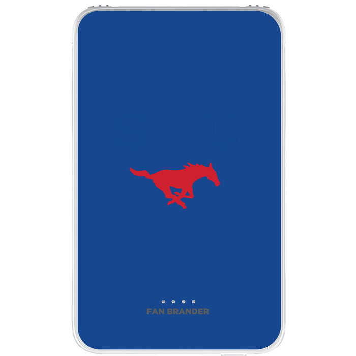 Fan Brander 10,000 mAh Portable Power Bank with SMU Mustangs Primary Logo on Team Background