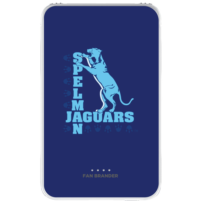 Fan Brander 10,000 mAh Portable Power Bank with Spelman College Jaguars Primary Logo on Team Background