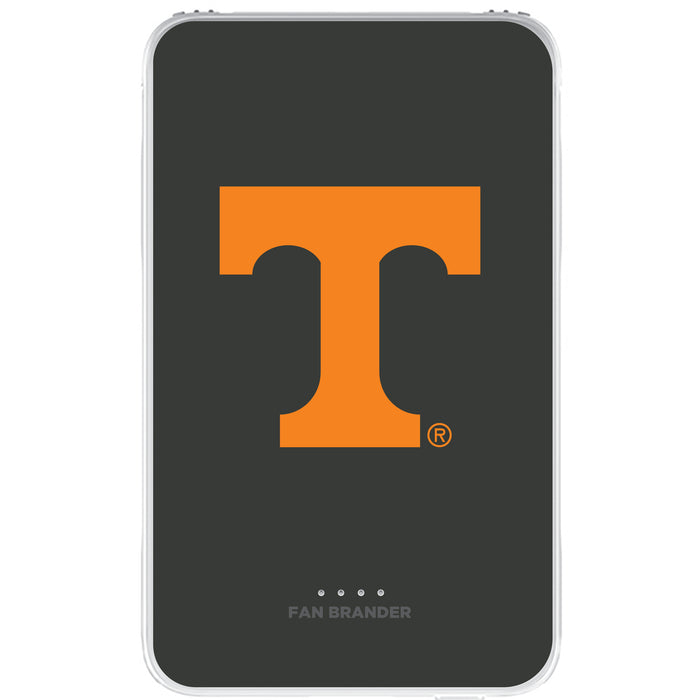 Fan Brander 10,000 mAh Portable Power Bank with Tennessee Vols Primary Logo on Team Background