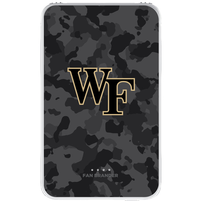 Fan Brander 10,000 mAh Portable Power Bank with Wake Forest Demon Deacons Urban Camo Background