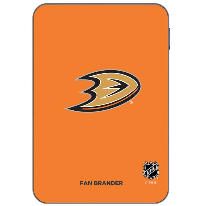Otterbox Power Bank with Anaheim Ducks Primary Logo on team color background