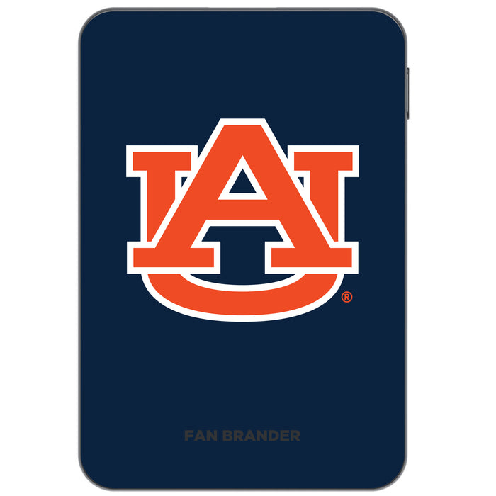 Otterbox Power Bank with Auburn Tigers Primary Logo on Team Background Design