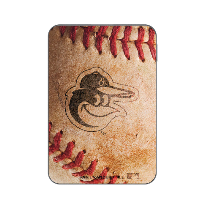 Otterbox Power Bank with Baltimore Orioles Primary Logo and Baseball Design
