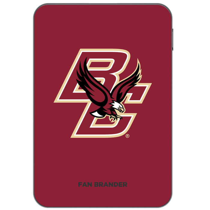 Otterbox Power Bank with Boston College Eagles Primary Logo on Team Background Design