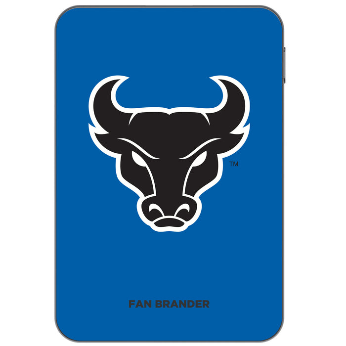 Otterbox Power Bank with Buffalo Bulls Primary Logo on Team Background Design