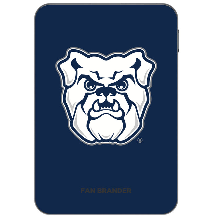 Otterbox Power Bank with Butler Bulldogs Primary Logo on Team Background Design