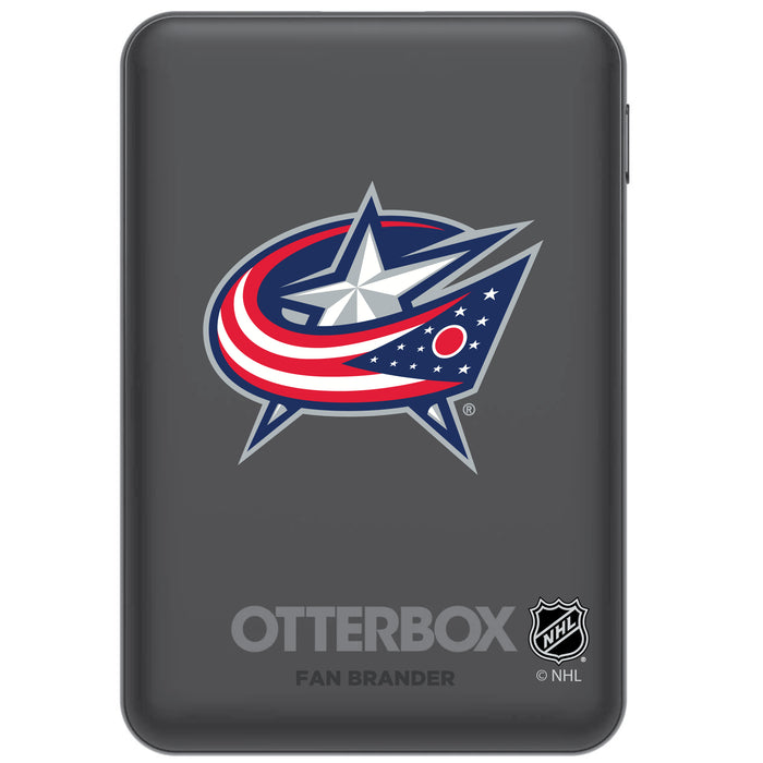 Otterbox Power Bank with Columbus Blue Jackets Primary Logo