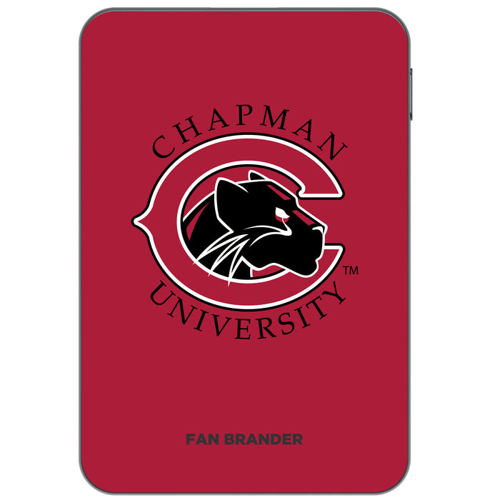 Otterbox Power Bank with Chapman Univ Panthers Primary Logo on Team Background Design
