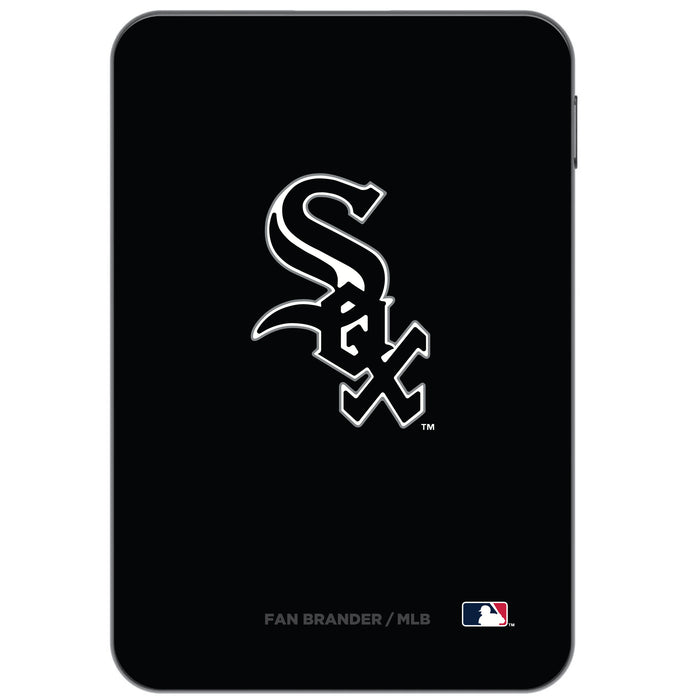 Otterbox Power Bank with Chicago White Sox Primary Logo on Team Color Background