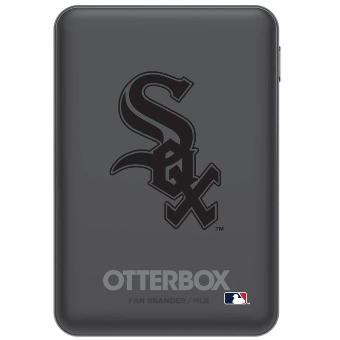 Otterbox Power Bank with Chicago White Sox Primary Logo in Black