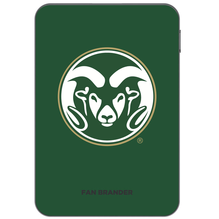Otterbox Power Bank with Colorado State Rams Primary Logo on Team Background Design