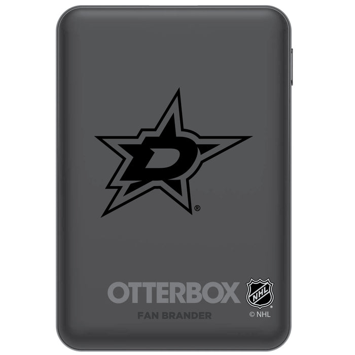 Otterbox Power Bank with Dallas Stars Primary Logo in Black