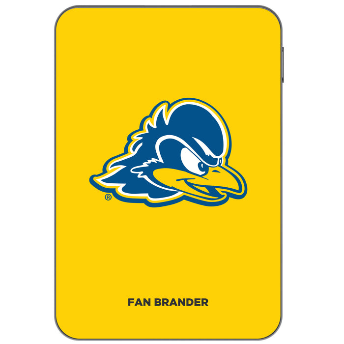 Otterbox Power Bank with Delaware Fightin' Blue Hens Primary Logo on Team Background Design