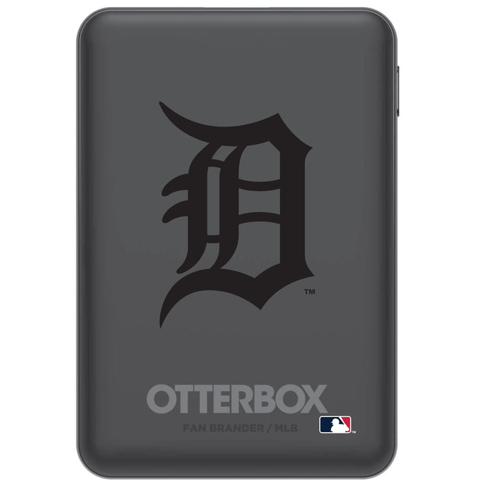 Otterbox Power Bank with Detroit Tigers Primary Logo in Black