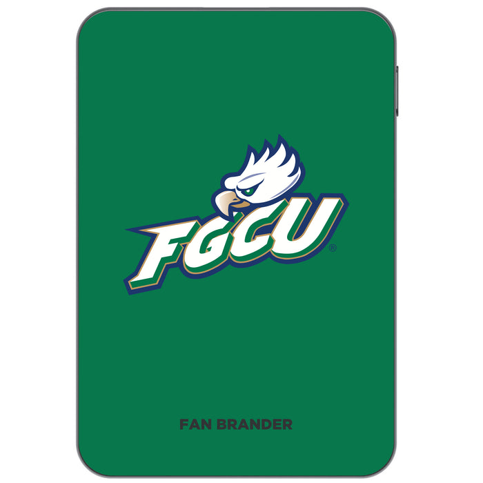 Otterbox Power Bank with Florida Gulf Coast Eagles Primary Logo on Team Background Design