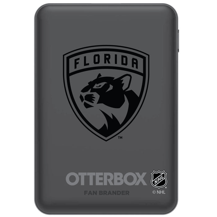 Otterbox Power Bank with Florida Panthers Primary Logo in Black