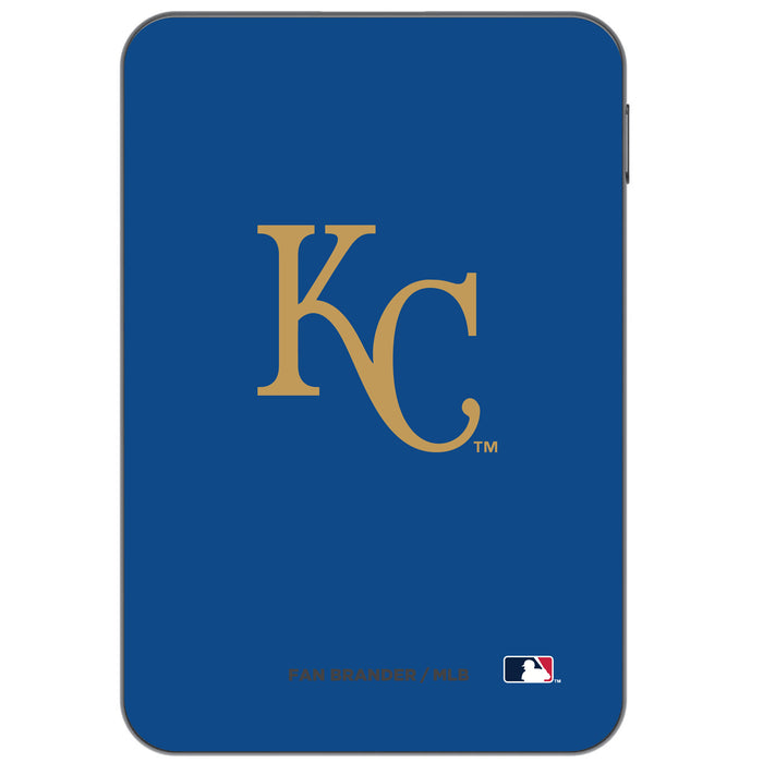 Otterbox Power Bank with Kansas City Royals Primary Logo on Team Color Background