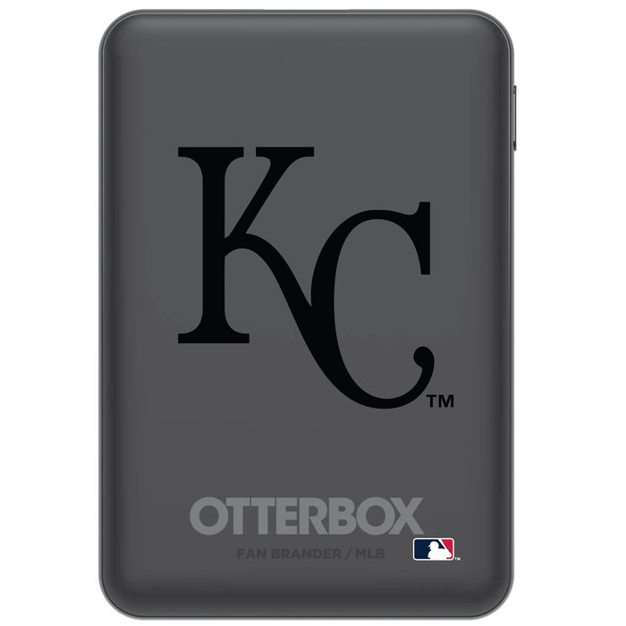 Otterbox Power Bank with Kansas City Royals Primary Logo in Black