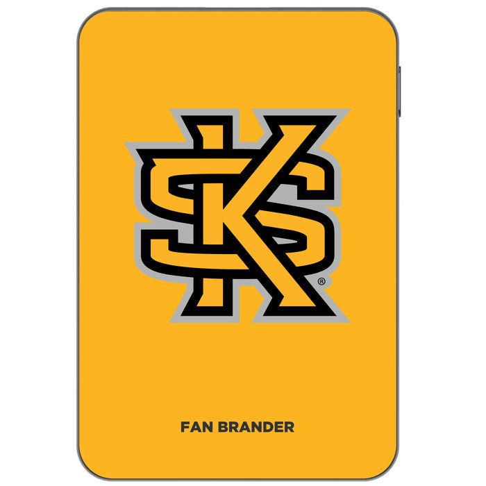 Otterbox Power Bank with Kennesaw State Owls Primary Logo on Team Background Design