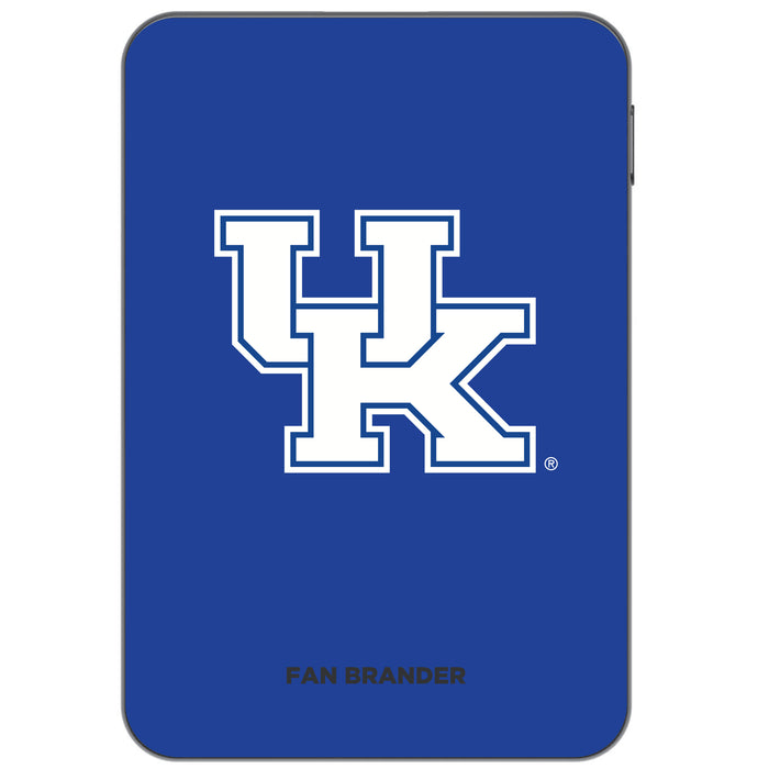 Otterbox Power Bank with Kentucky Wildcats Primary Logo on Team Background Design