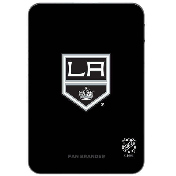 Otterbox Power Bank with Los Angeles Kings Primary Logo on team color background