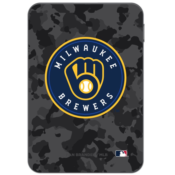 Otterbox Power Bank with Milwaukee Brewers Urban Camo Background