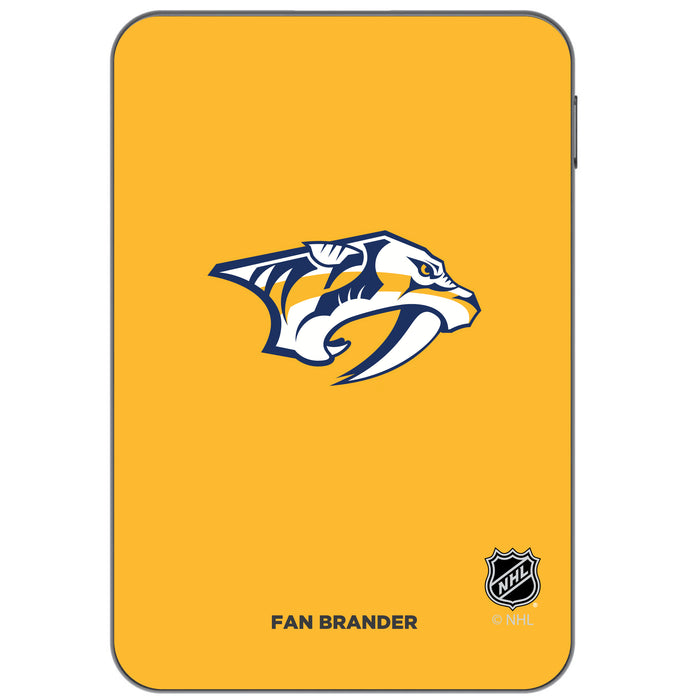 Otterbox Power Bank with Nashville Predators Primary Logo on team color background