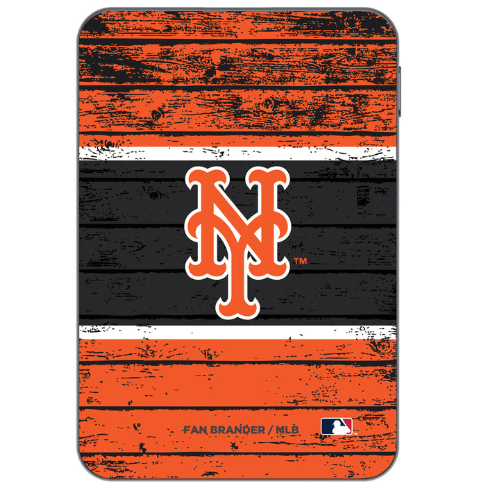 Otterbox Power Bank with New York Mets Wood Background