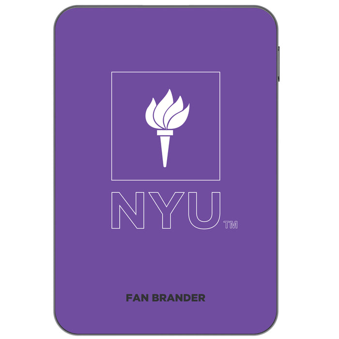 Otterbox Power Bank with NYU Primary Logo on Team Background Design